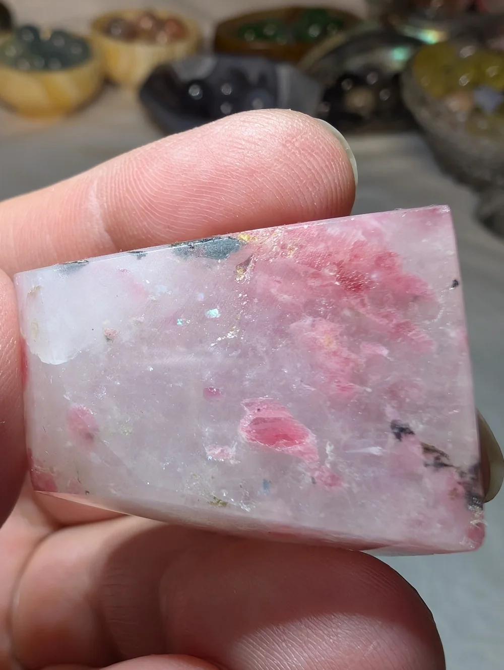 Sakura Rhodonite Freeform - Picture 4 of 8
